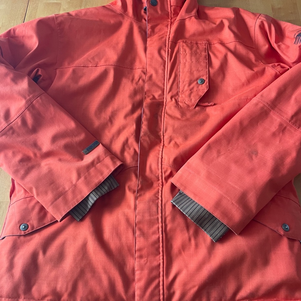 Bright Orange Warm Rome snowboarding jacket